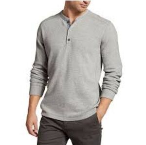 Mens Eddie Bauer Henley sweater, size large
